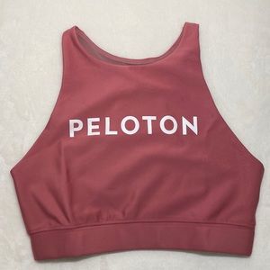 Peloton Solid High Neck Bra Red XS NWT